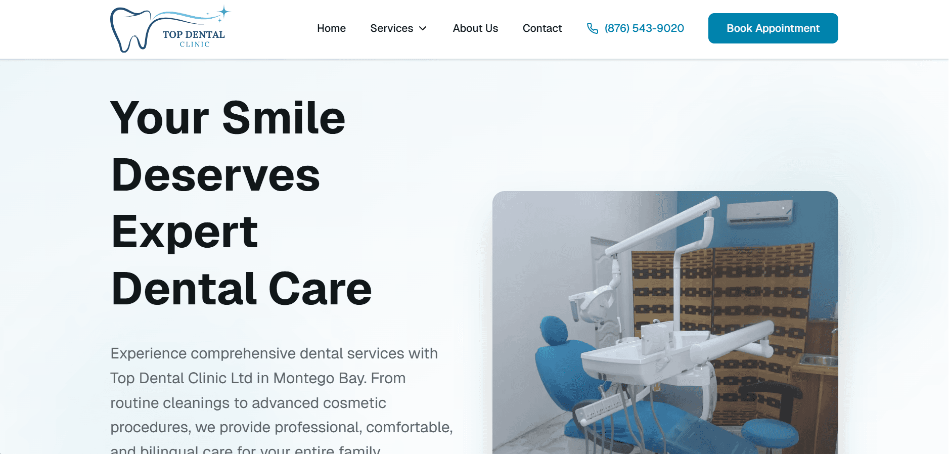 Captura de Top Dental Clinic Ltd - Your Oral Health, Our Priority
